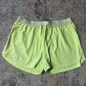 Under Armour Neon Yellow Athletic Shorts
